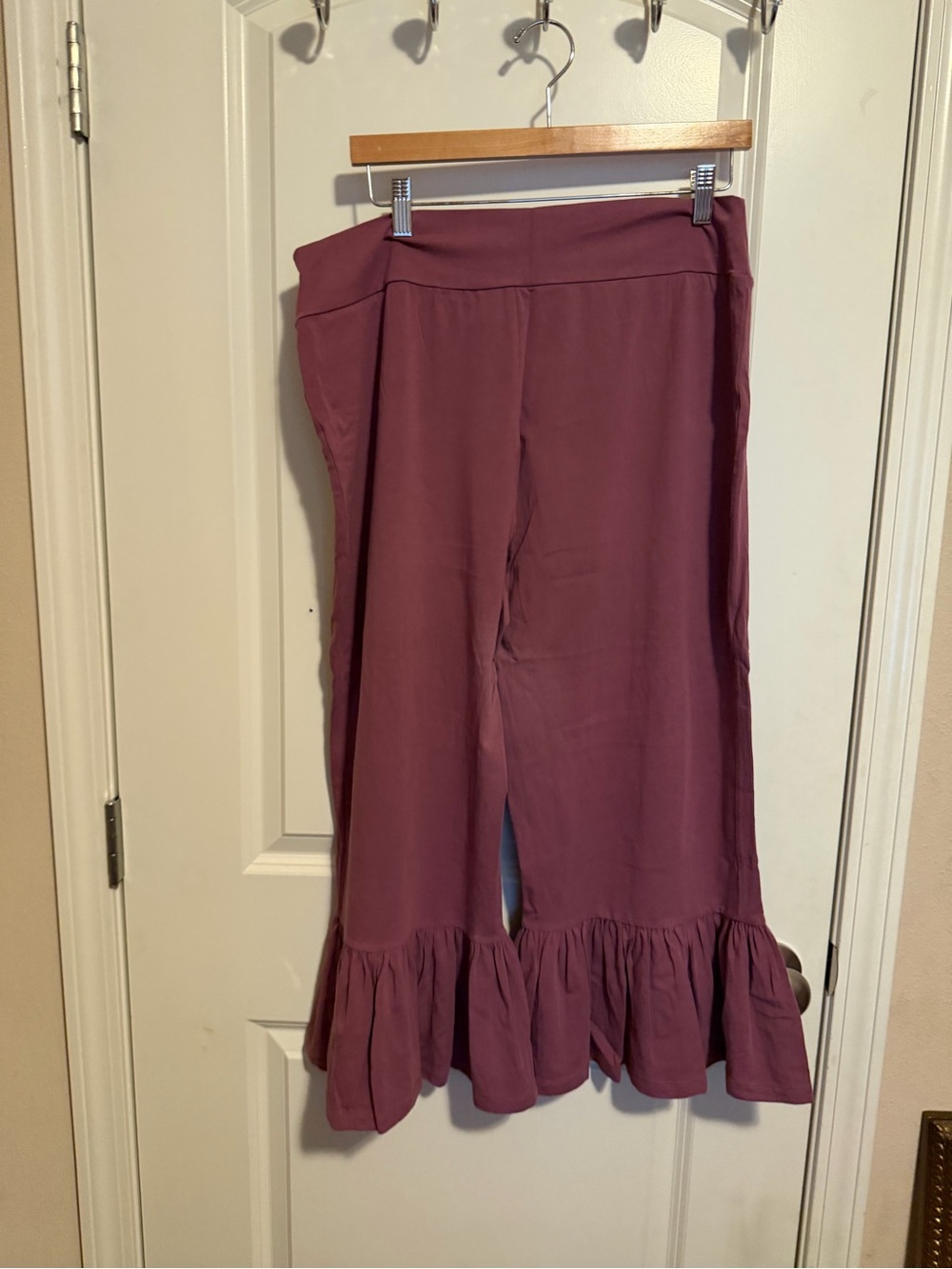 Matilda Jane Lilac Ruffle Capris - Picture 2 of 5
